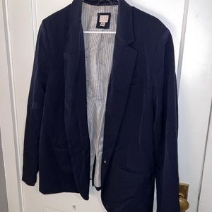 NAVY BLUE A NEW DAY BLAZER